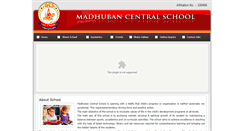 Desktop Screenshot of madhubanschool.com